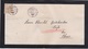 Switzerland-1883 2 Cent Bistre On St Moriz-Dorf Mourning Letter Cover To Zizers - Covers & Documents