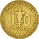 Monnaie, West African States, 10 Francs, 1982, Paris, TB+, Aluminum-Bronze - Ivoorkust