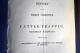 1863 Australia Victoria, Cattle Traffic, Victorian Railways Train Report (19 Pages) - Historical Documents