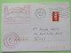 France 1994 Military Cover From Pacific West Mission - Fregate Prairial - Tahiti To France - Sabine - Volcano - Nuevos