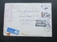 Polen 1982 Zensurpost / Kalter Krieg / Postkrieg ?! In Die BRD / Bahnpost. Zensurstempel: NIE Cenzurowano. Luftpost - Lettres & Documents