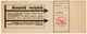 Romania, 1940's, Vintage Bank Cheque / Receipt, CEC - Kingdom Period - Cheques & Traveler's Cheques