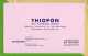 BUVARD : Pharmacie Tensitral + THIOPON - Produits Pharmaceutiques