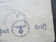 Delcampe - Italien 1941 Zensurpost Nach Frankreich Viele Zensurstempel. OKW Wehrmacht / Verificato Per Censura Torino 31 Usw... - Propaganda De Guerra