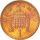 Monnaie, Grande-Bretagne, Elizabeth II, Penny, 2008, TTB+, Copper Plated Steel - 1 Penny & 1 New Penny