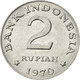 Monnaie, Indonésie, 2 Rupiah, 1970, SUP, Aluminium, KM:21 - Indonesien