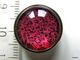 1 Bouton Pression Chunk à Clipser Rose Fuchsia Piqueté De Noir 18mm Pour Trou De 5/6mm  Bouton Pression De Belle Qualité - Perle