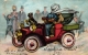 Automobil, Autofahrer, Hund, Sign. Arthur Thiele, 1908 - Thiele, Arthur