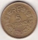 5 FRANCS 1945 C (Castelsarrasin). Bronze Aluminium - 5 Francs