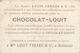 CHROMO CHOCOLAT LOUIT - Lettre Alphabet Z. - Louit