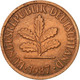 Monnaie, République Fédérale Allemande, Pfennig, 1987, Hambourg, TTB, Copper - 1 Pfennig