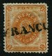 BREMEN 10b O, 1866, 2 Gr. Rötlichorange Mit L1 FRANCO, Links Ein Fehlender Zahn Sonst üblich Gezähntes Farbfrisches Prac - Brême