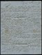 HAMBURG VORPHILA 1859, Fußpoststempel F.P. 20/2 Auf Forwarded-Letter Von Bogota (Kolumbien) Nach Hamburg, Prachtbrief, R - Otros & Sin Clasificación