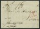 HAMBURG - GRENZÜBERGANGSSTEMPEL 1843, T 2 MAY, In Rot Auf Brief Von Götheborg Nach London, Diverse Durchgangs- Und Neben - Prephilately