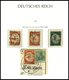 SAMMLUNGEN O, Sauber Gestempelte Sammlung Dt. Reich Von 1872-1918 Im Leuchtturm Falzlosalbum, Brustschilde Bis Auf Nr. 2 - Usados