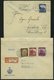 Delcampe - SAMMLUNGEN 1933-38, Interessante Sammlung Von 97 Belegen Mit Verschiedenen, Meist Portogerechten Sondermarken-Frankature - Used Stamps