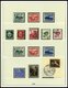 SAMMLUNGEN O,*,** , 1933-45, Sammlung Dt. Reich Im Lindner Falzlosalbum, Bis Auf Mi.Nr. 498 Und Bl. 3 Komplett, Der Noth - Used Stamps