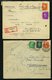 Delcampe - LOTS Ca. 1930-32, 20 Briefe Nach Brasilien Mit Verschiedenen Frankaturen, Etwas Unterschiedlich - Usados