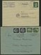 Delcampe - LOTS 1941-45, Partie Von 47 Verschiedenen Belegen Mit Hitler-Freimarken Frankaturen, Teils Seltene Kombinationen, Meist - Used Stamps