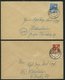 LOTS 1949, 8 Briefe Mit Verschiedenen Frankaturen, Meist Pracht - Used Stamps