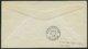 DEUTSCHE LUFTHANSA 60 BRIEF, 23.4.1956, New York-Paris, Prachtbrief - Covers & Documents