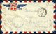 FRANKREICH FELDPOST 801,848 BRIEF, 1950, 1 Fr. Provinzwappen Und Rückseitig 6 Fr. Karminrosa Mit Zwischensteg Im Paar Mi - Otros & Sin Clasificación