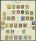 SAMMLUNGEN O, *, überwiegend Gestempelte Sammlung Österreich Von 1850-1918 Auf Borek-Seiten Mit Vielen Besseren Werten, - Collections