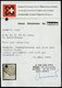 SCHWEIZ BUNDESPOST 15IIAym O, 1855, 15 Rp. Rosa, Berner Druck I, (Zst. 24B), Genfer Raute, Voll-überrandig, Pracht, Foto - 1843-1852 Federal & Cantonal Stamps