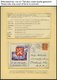 Delcampe - TSCHECHOSLOWAKEI Brief,o,*, **, 1940-48, Interessante Sammlung Mit 27 Bedarfsbelegen, Dabei Feldpost, Zensurbelege, Dazu - Collections, Lots & Series