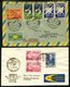 BRASILIEN 1956-80, 4 Verschiedene Luftpostbelege, Nur Erst-u. Sonderflüge, Pracht - Other & Unclassified