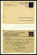 Delcampe - SLG., LOTS DEUTSCHLAND Interessante Briefpartie, Meist Deutschland Von Ca. 1900 - 1960, Im Album, über 140 Meist Mittler - Collections