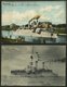 ALTE POSTKARTEN - SCHIFFE KAISERL. MARINE BIS 1918 S.M.S. Aegir, 2 Gebrauchte Karten - Warships