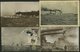 ALTE POSTKARTEN - SCHIFFE KAISERL. MARINE BIS 1918 S.M.S. Moltke, 4 Karten, Eine Gebrauchte Marinefeldpostkarte Von 1915 - Warships