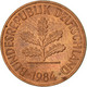 Monnaie, République Fédérale Allemande, 2 Pfennig, 1984, Karlsruhe, TTB+ - 2 Pfennig