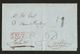 J) 1850 MEXICO, 1 REAL, RED CANCELLATION, COMPLETE LETTER, CIRCULATED COVER, FROM SAN MARTIN TO PUEBLA - Mexico