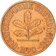 Monnaie, République Fédérale Allemande, 2 Pfennig, 1990, Munich, SUP, Copper - 2 Pfennig