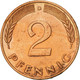 Monnaie, République Fédérale Allemande, 2 Pfennig, 1990, Munich, SUP, Copper - 2 Pfennig