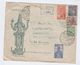 1949 INDIA FDC Stamps INDEPENDENCE DAY Air Mail To GB Elephant Pmk Cover - FDC