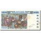 Billet, West African States, 5000 Francs, 1995, 1995, KM:713Kd, TB - Westafrikanischer Staaten