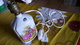 Delcampe - PIED DE LAMPE PORCELAINE LIMOGES FRANCE  - 17cmx8cmx6cm - Sérigraphie Scène élégante Fragonard - - Luminarie E Lampadari