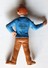 Figurine 1973 ESSO Belvision Tintin Et Milou Tintin Et Le Lac Aux Requins - Figurines En Plástico