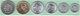 BK-SET-127 CUBA 1992-2012 SERIE DE MONEDAS CIRCULANTE. 1c-1$ ALUMINIO. CU-NI. UNC. - Cuba