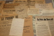 Lot De Documents Du Syndicalisme De L'enseignement 1920-1940 - Documents Historiques