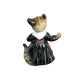 Figurine Ancienne Chat Miniature, Sujet Porcelaine 5cm, Bibelot Japon 1960 Statuette - Animals