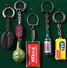 Porte Clefs En Plastique - Lot De 5 Porte Clefs Publicitaires Différents - Bon état - Porte-clefs