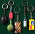 Porte Clefs En Plastique - Lot De 5 Porte Clefs Publicitaires Différents - Bon état - Porte-clefs