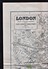 1914 Post Office Directory For London,  4" To Mile,  36" X 30"  Poor Edges And Dirty Back Where Exposed.  Ref 0415 - Roadmaps