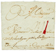 1785 Trés Rare Cachet COL. FRANCOISE/PAR/LE/HAVRE En Rouge + Cachet Guadeloupe Jamet N°2 (frappe à Moitié à Sec) Sur Let - Altri - America