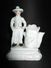 Ancien Encrier En Porcelaine De Vieux Paris Homme Debout XIX ème - Inkwells