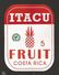 # PINEAPPLE ITACU Round Edges Size 5 Fruit Tag Balise Etiqueta Anhanger Ananas Pina Costa Rica - Fruits & Vegetables